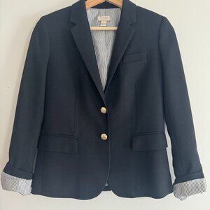 J. Crew Factory Black Schoolboy Blazer
